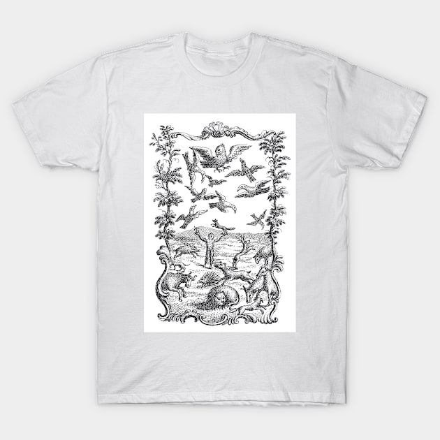 Tribute to nature's birds and animals T-Shirt by Marccelus